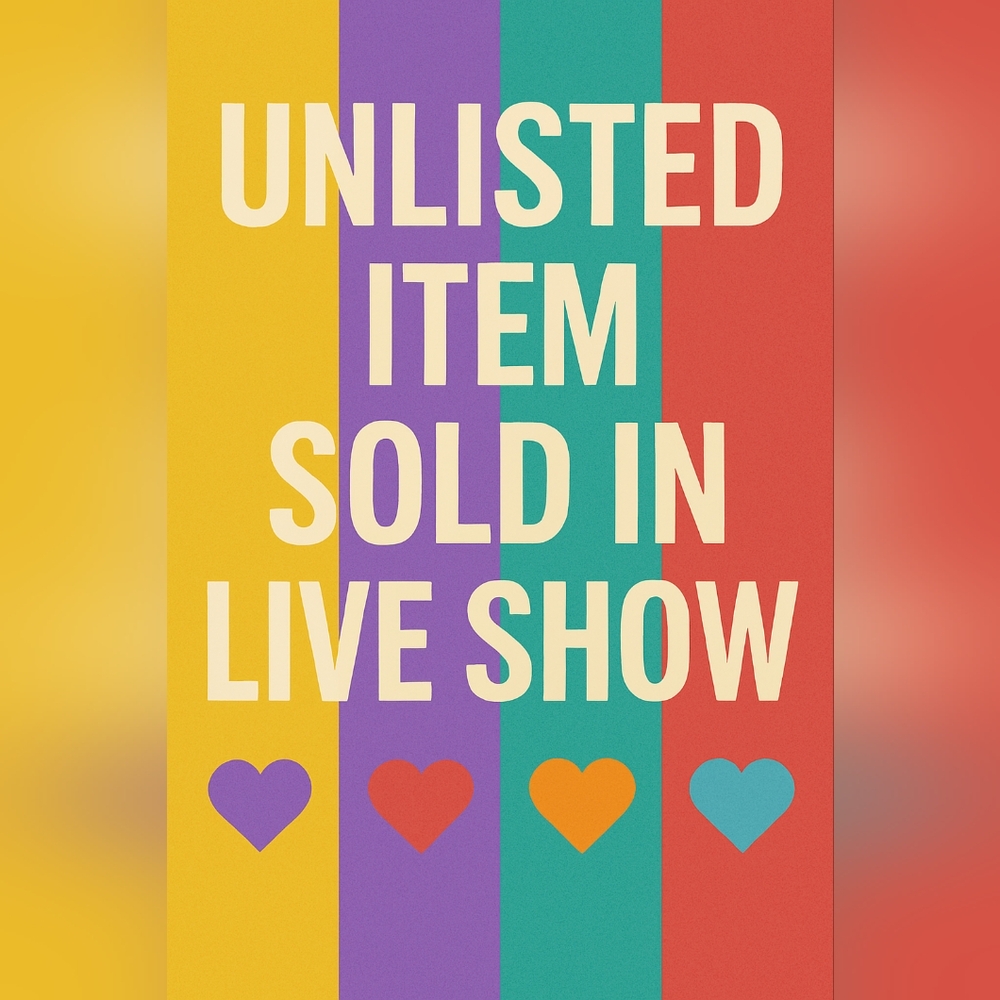 Unlisted Item In Live Show